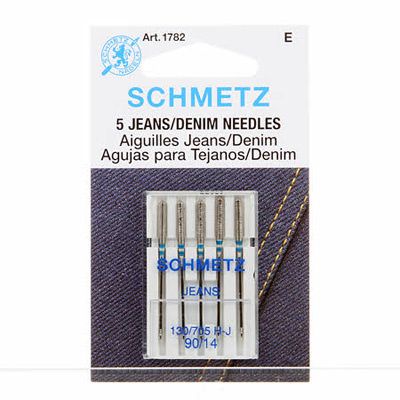 Schmetz Denim Sewing Machine Needles Size 90/14 Schmetz Denim Sewing Machine Needles Size 90/14