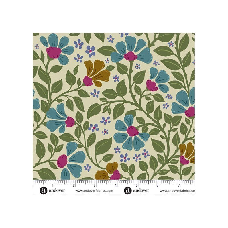 Lush fabric, Wild Garden, Linen