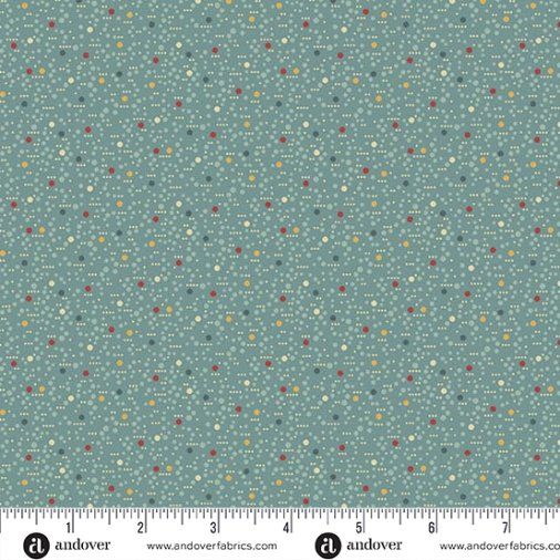 Farmer's Daughter fabric, Dewdrop, Indian Ocean