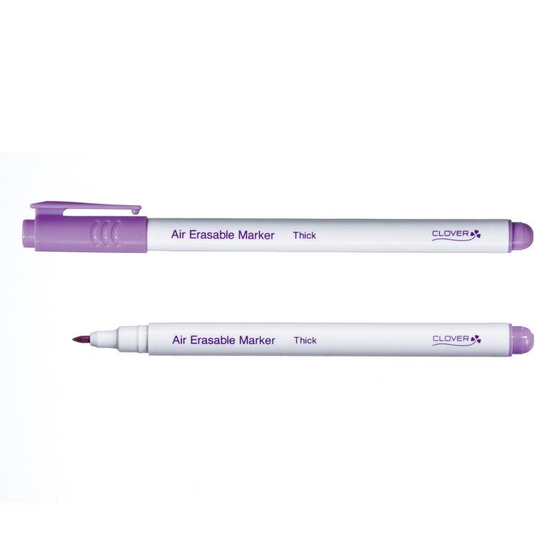 Clover Air Erasable Marker: Thick, Purple