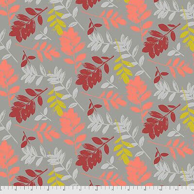 Mod Cloth Fabric: ZZ Leaf Fire (per 1/4 metre) Mod Cloth Fabric: ZZ Leaf Fire (per 1/4 metre)