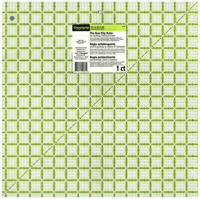 Omnigrip 16 1/2" Square Non Slip Patchwork Ruler Omnigrip 16 1/2" Square Non Slip Patchwork Ruler