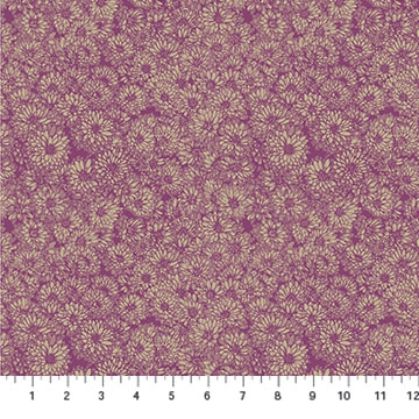 Indelible fabric: Chrysanthemum, Vintage