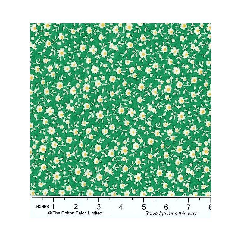 Liberty Collectors Home fabric: Daisy Trail, Green Liberty Collectors Home fabric: Daisy Trail, Green
