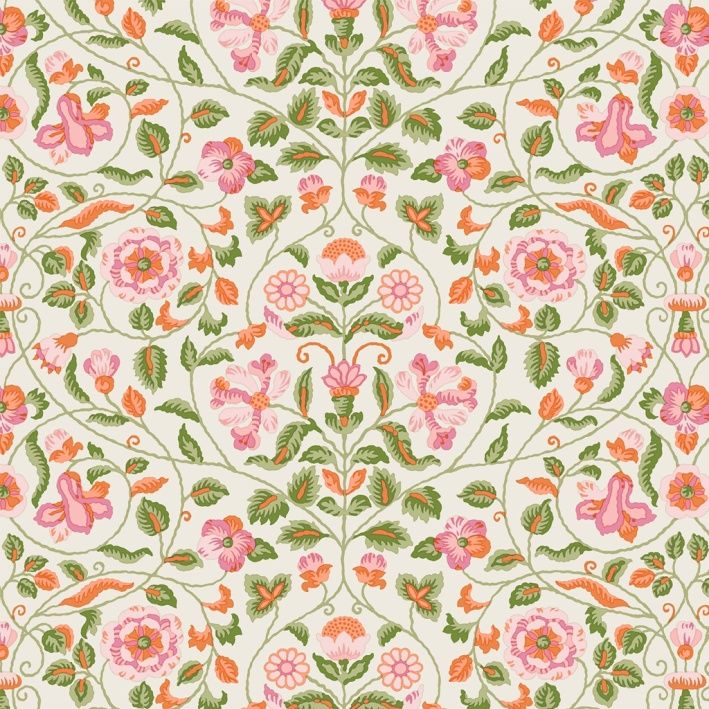 Liberty Craft Garden fabric: Tapestry Trail, Green