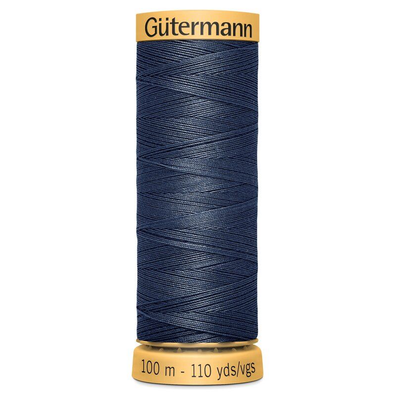 Gutermann Natural Cotton 100m Mid Slate Col 5313 Gutermann Natural Cotton 100m Mid Slate Col 5313