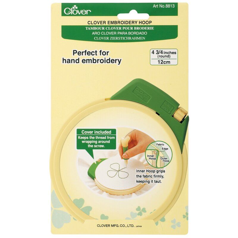 Clover Embroidery Hoop, Medium