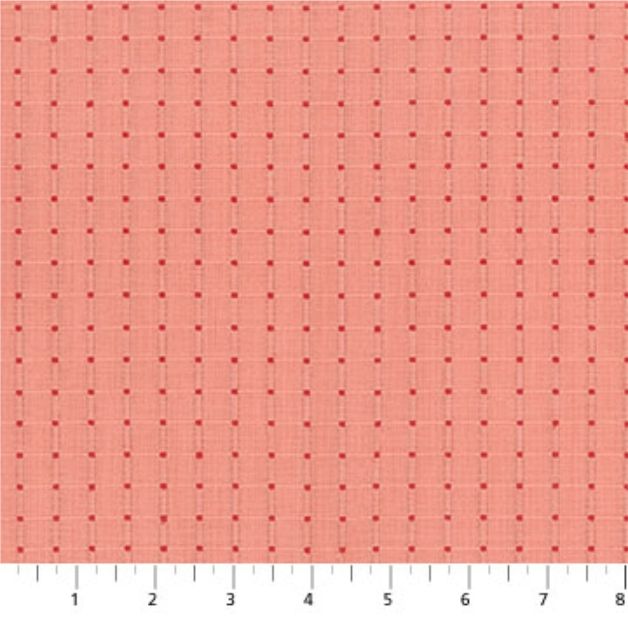 Garden Variety fabric: Woven Dot Grid, Cheery