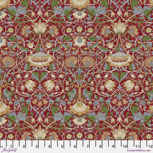 The Oxford Holiday Collection Fabric: Lodden, Crimson