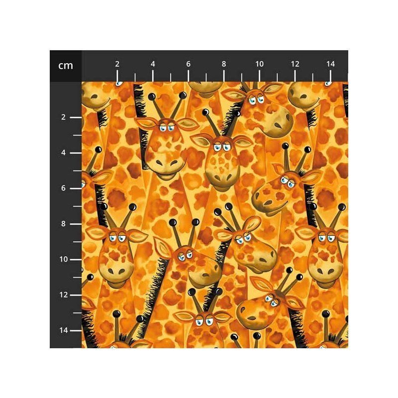 Jungle Buddies fabric: Giraffes