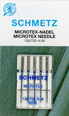 Schmetz Microtex Sewing Machine Needles Size 60/8 Schmetz Microtex Sewing Machine Needles Size 60/8