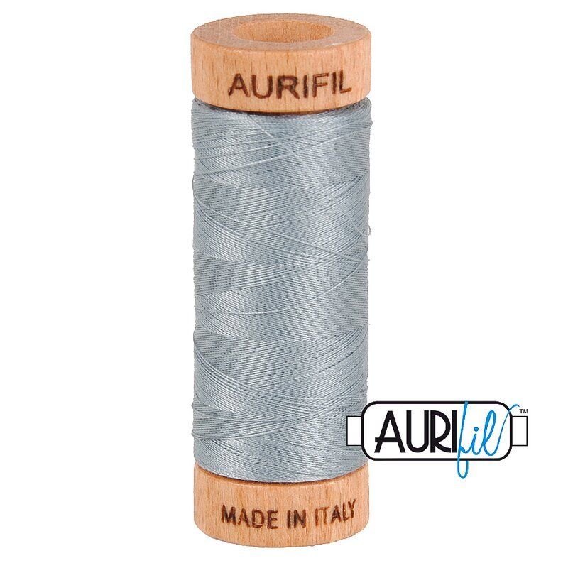 Aurifil 80 Cotton Thread 2610 Light Blue Grey