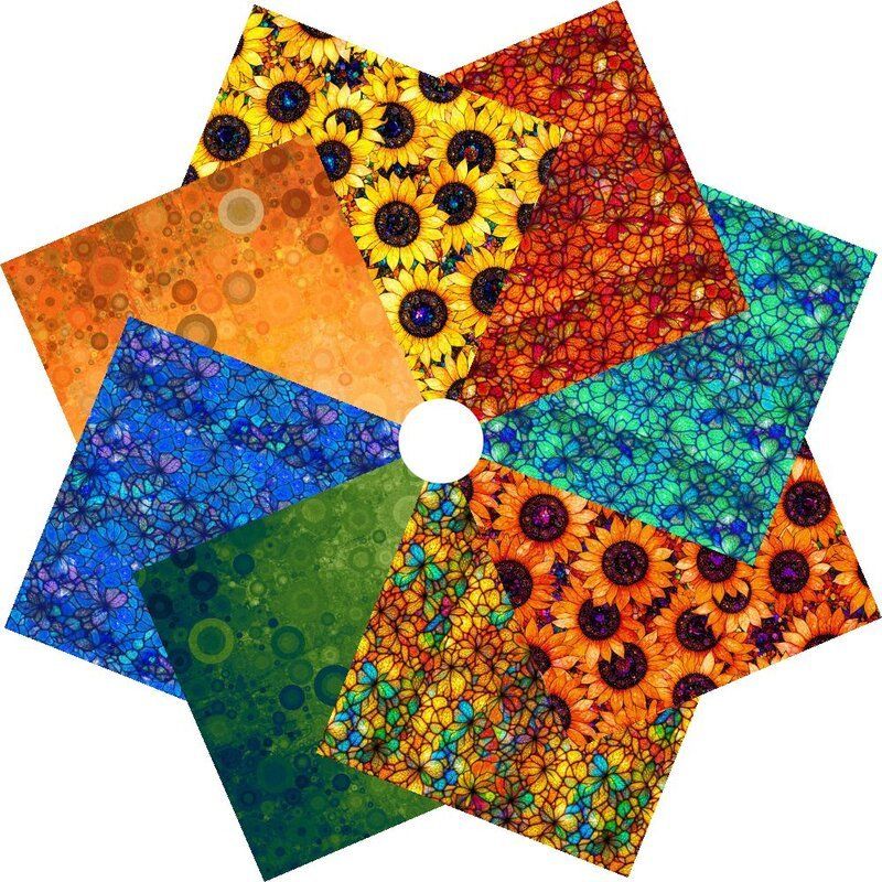 Sonny in the Sunflowers Fat Quarter Bundle