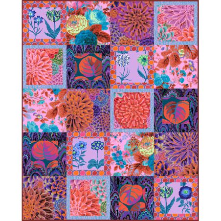 Kaffe Fassett Purple Patch Accent Quilt Bundle