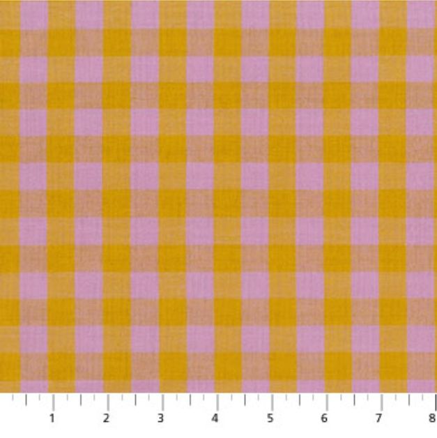 Garden Variety fabric: Woven Small Plaid, Vintage Garden Variety fabric: Woven Small Plaid, Vintage