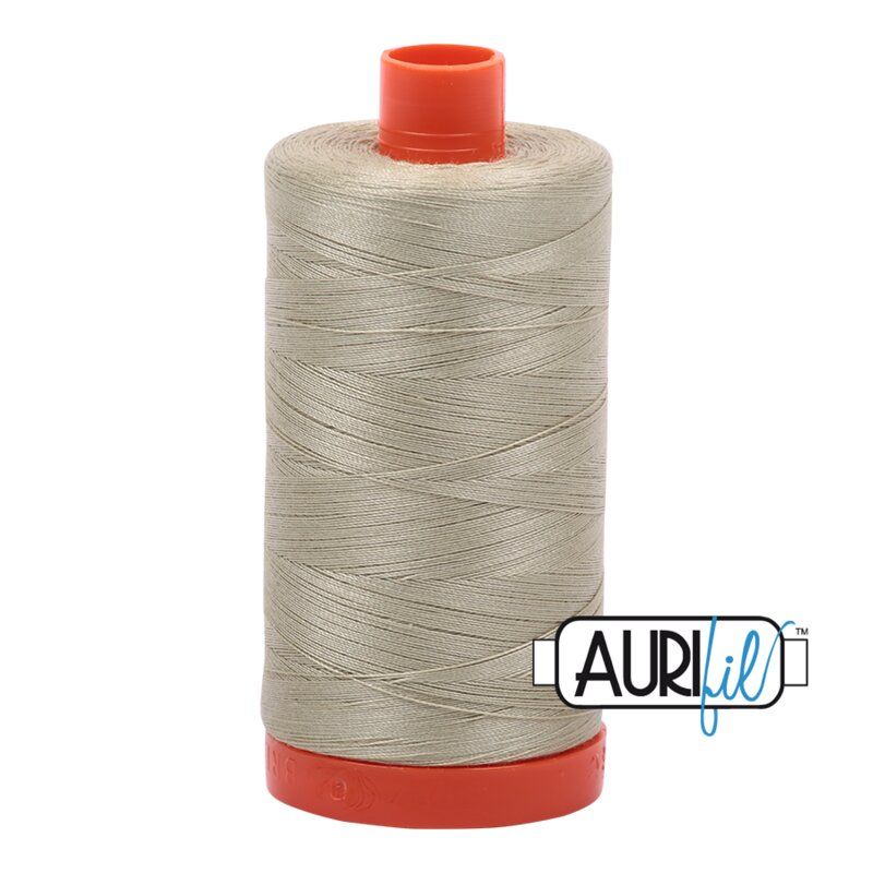 Aurifil 50 Light Military Green Thread, 5020