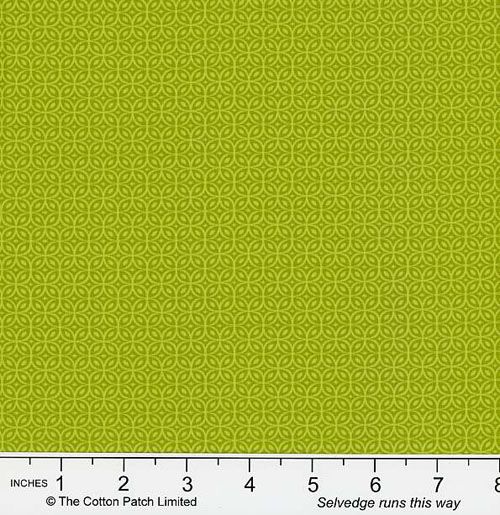 Whimsy Fabric: Optic, Lime