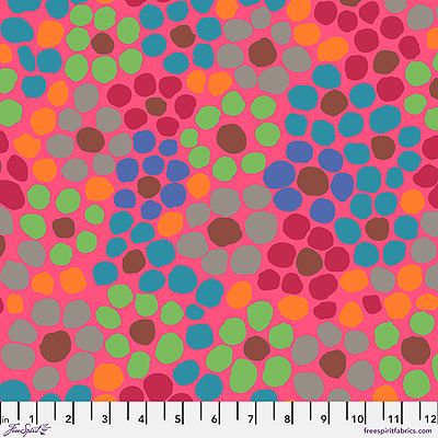 Kaffe Fassett Collective Fabric: Flower Dot Pink