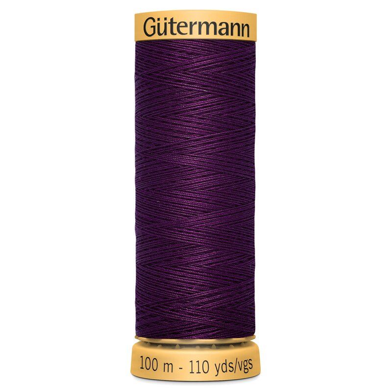 Gutermann Natural Cotton 100m Royal Purple Col 3832 Gutermann Natural Cotton 100m Royal Purple Col 3832