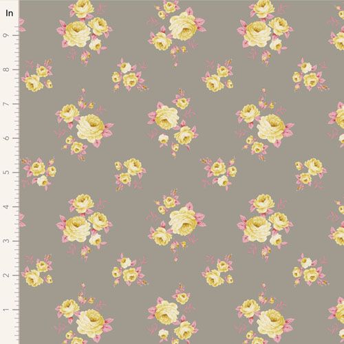 Tilda Sunday Brunch fabric: Mille, Grey
