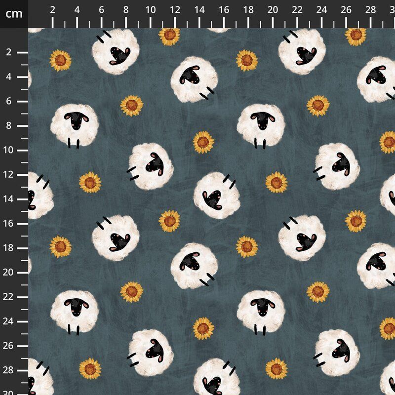 Nature's Way fabric: Farm Country, Sheep Nature's Way fabric: Farm Country, Sheep