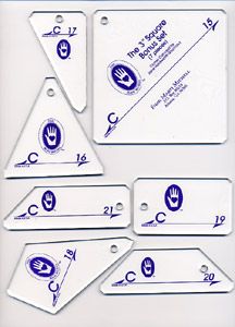 Marti Michell Templates  3" Square Bonus. Set C