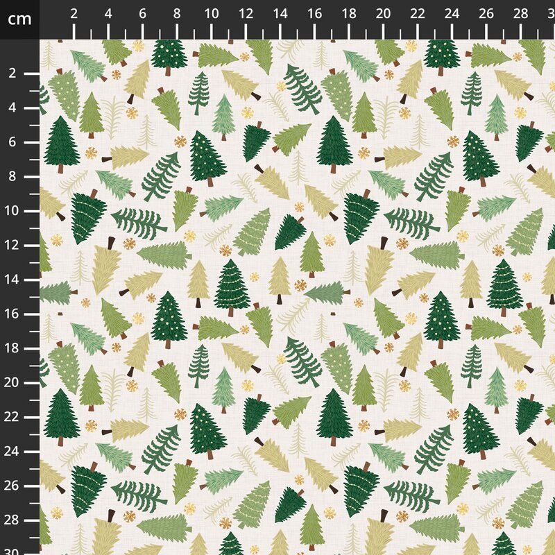 Designer Christmas fabrics, Mia Charro, Joy Pines