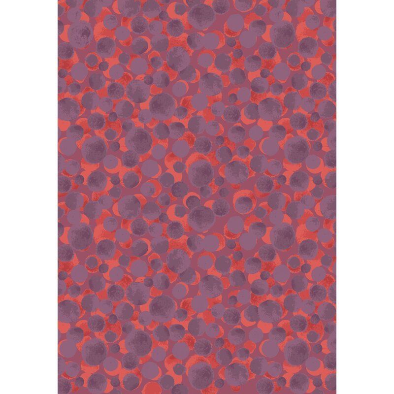 Bumbleberries Seasonal fabric: Plum and Rust