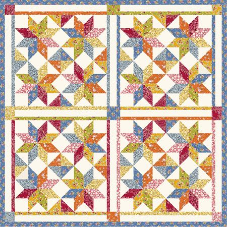 Paper Pieces Yesterday's Stars Pattern and Piece Pack