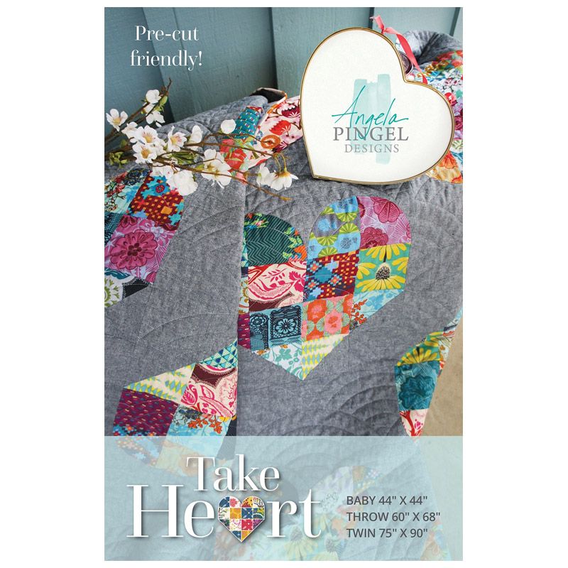 Take Heart Quilt Pattern by Angela Pingel Designs