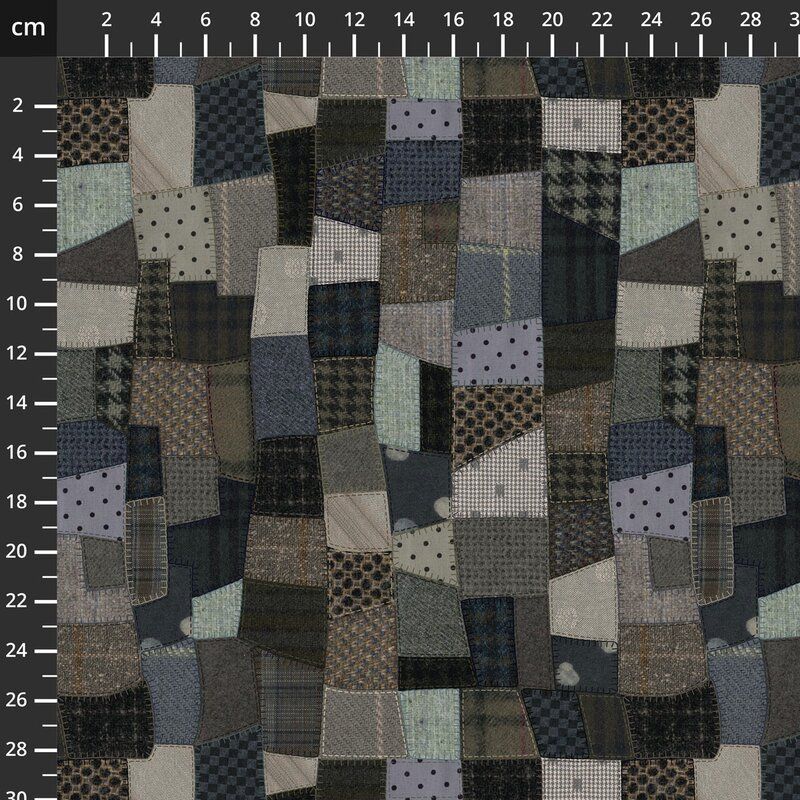 Snowy Days & Frosty Nights fabrics: Blanket Stitch Patchwork Snowy Days & Frosty Nights fabrics: Blanket Stitch Patchwork