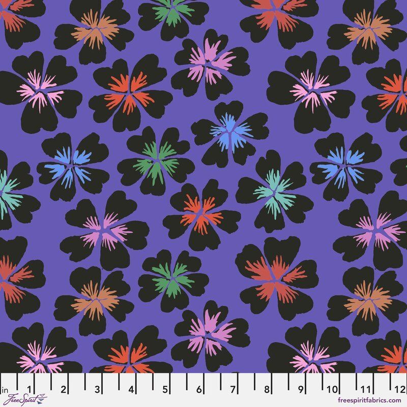 Kaffe Fassett Collective Fabric: Petals Purple Kaffe Fassett Collective Fabric: Petals Purple