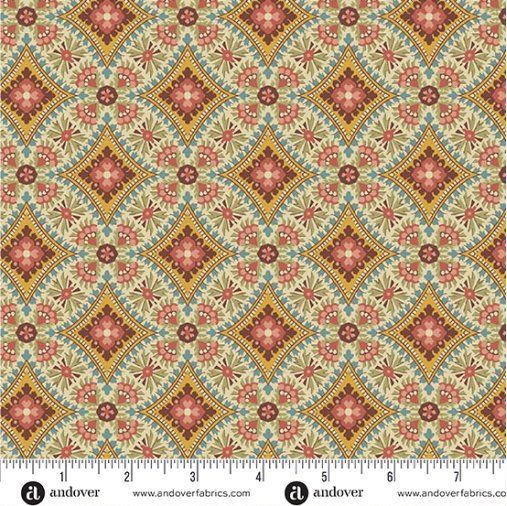 Farmer's Daughter fabric, Amber Fields, Biscotti Farmer's Daughter fabric, Amber Fields, Biscotti