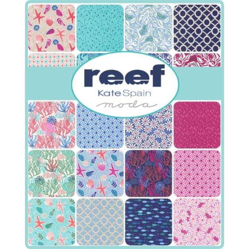 Reef Fabric 10" Layer Cake by Kate Spain Reef Fabric 10" Layer Cake by Kate Spain