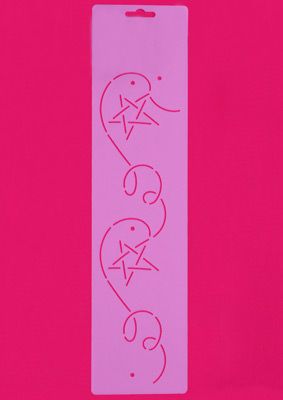 Quilt Stencil  2.5" Millenium Star border