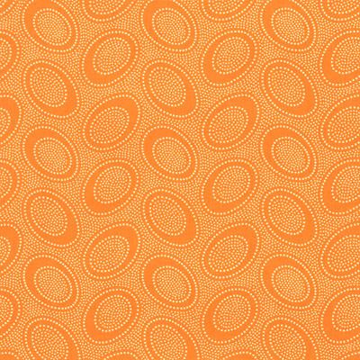 Kaffe Fassett Fabric Aboriginal Dots Cantaloupe (per 1/4 metre)