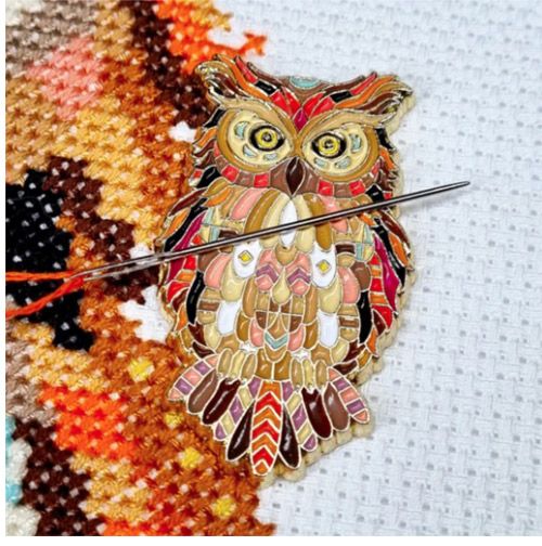 Mandala Owl Needle Minder Mandala Owl Needle Minder