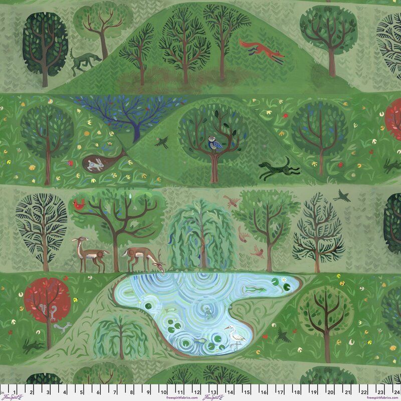 Backyard Wonder fabric: Walk in the Wood Backyard Wonder fabric: Walk in the Wood