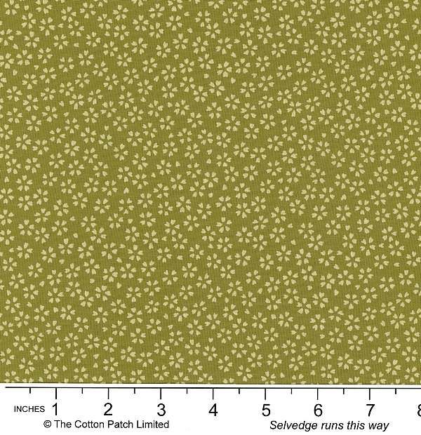 Sevenberry Classics fabric: Blossom, Green
