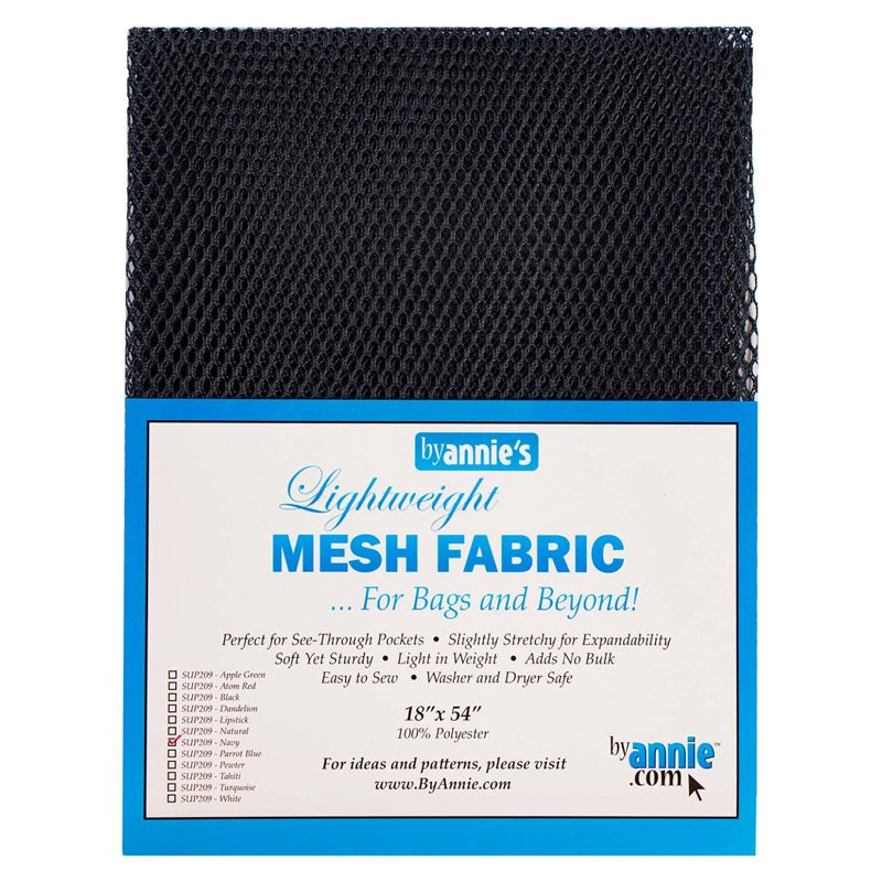 Navy Mesh Fabric Pack By Annies