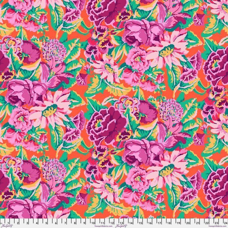 Kaffe Fassett Fabric Floral Dance, Magenta