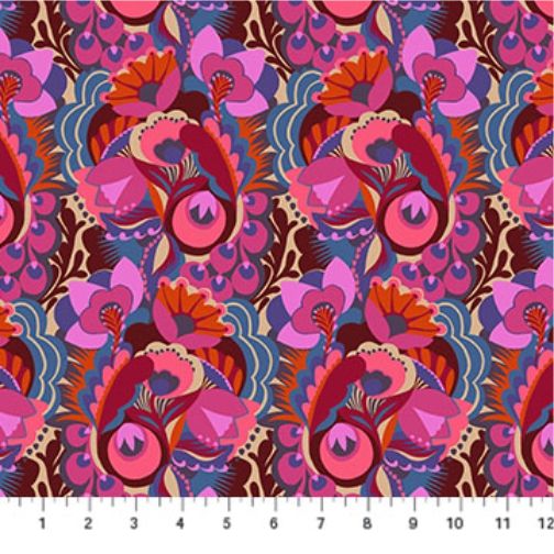 Shooting Star fabric: Unfurl, Baroque Lush