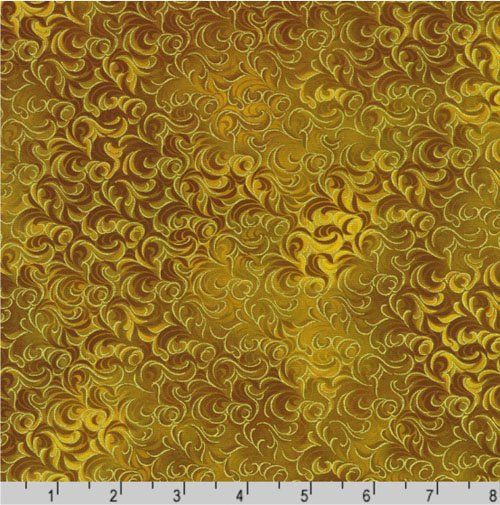 Mixed Metallics fabric: Gold