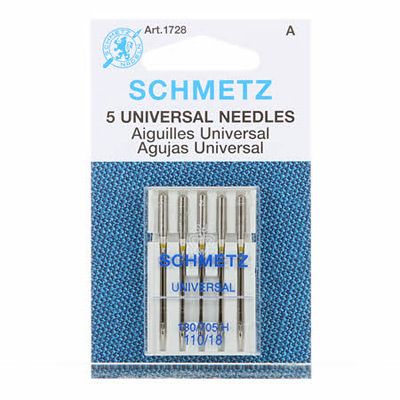 Schmetz Universal Sewing Machine Needles Size 110/18 Schmetz Universal Sewing Machine Needles Size 110/18