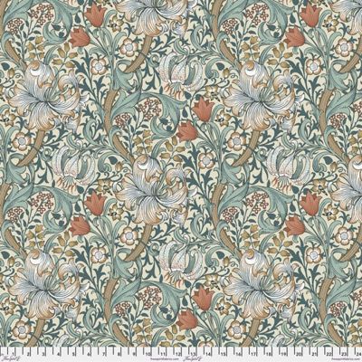 Morris & Co. Quilt Backs: Golden Lily Autumn