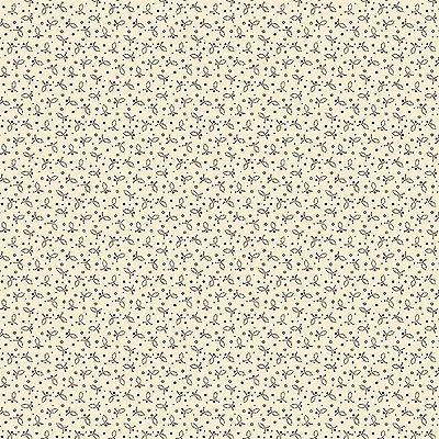 Memories fabric: Ribbon Loops Cream (per 1/4 metre)