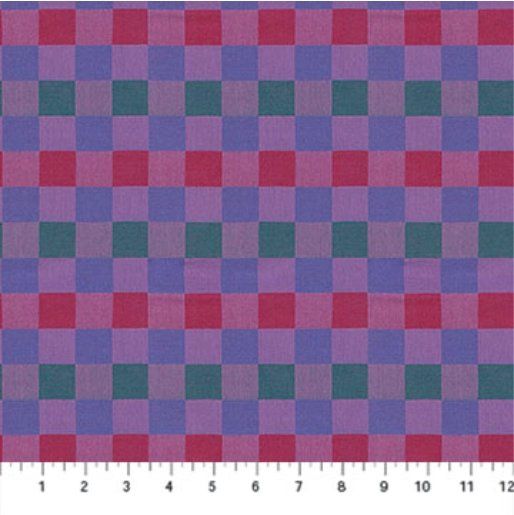 Check Mates fabric: Alternate Lush, Blueberry Check Mates fabric: Alternate Lush, Blueberry