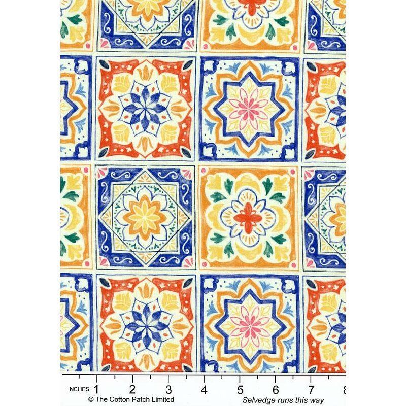Cyprus Fabric: Decorative Tiles Cyprus Fabric: Decorative Tiles