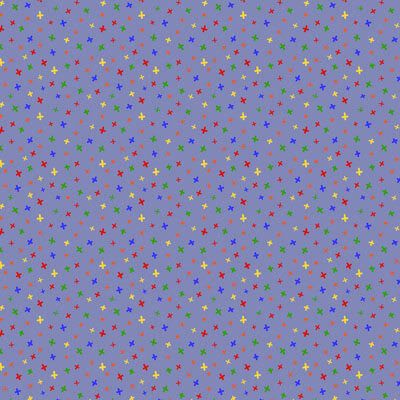 Colour Fun Gradients: Multi Sprinkles Blue (per 1/4 metre)