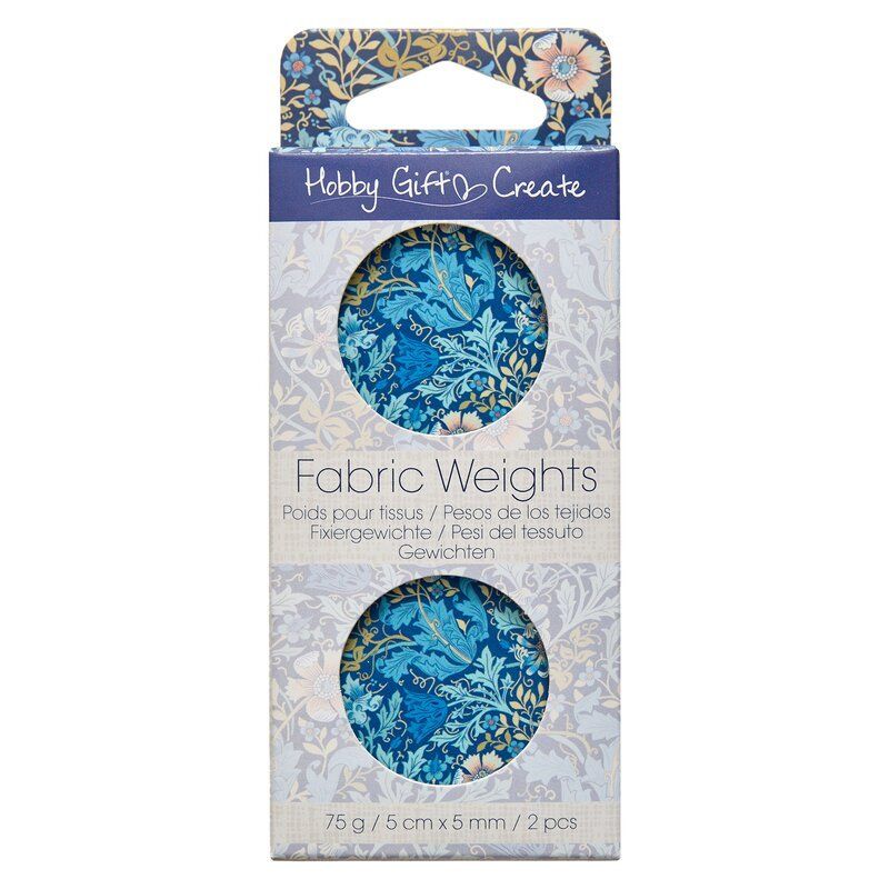 Fabric Weights (2) Arts & Craft Woodblock Design